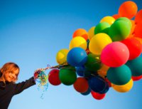 Воздушные шары, как еще один способ произвести впечатление на виновника торжества!