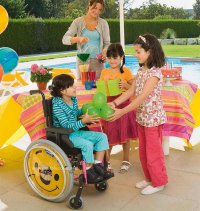 Виды инвалидных колясок для детей