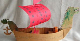 Как делать поделки из бумаги картона?