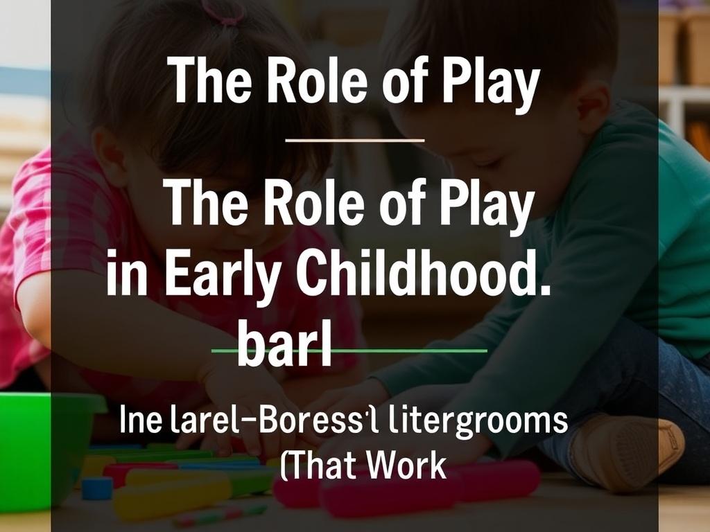     The Role of Play in Early Childhood Learning. Case Studies: Play-Based Early Childhood Programs That Work