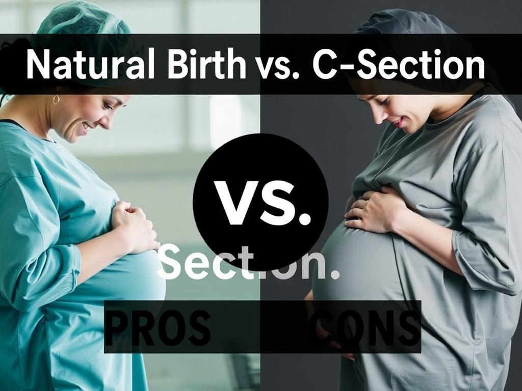     Natural Birth vs. C-Section: Pros and Cons. Cons of Natural Birth