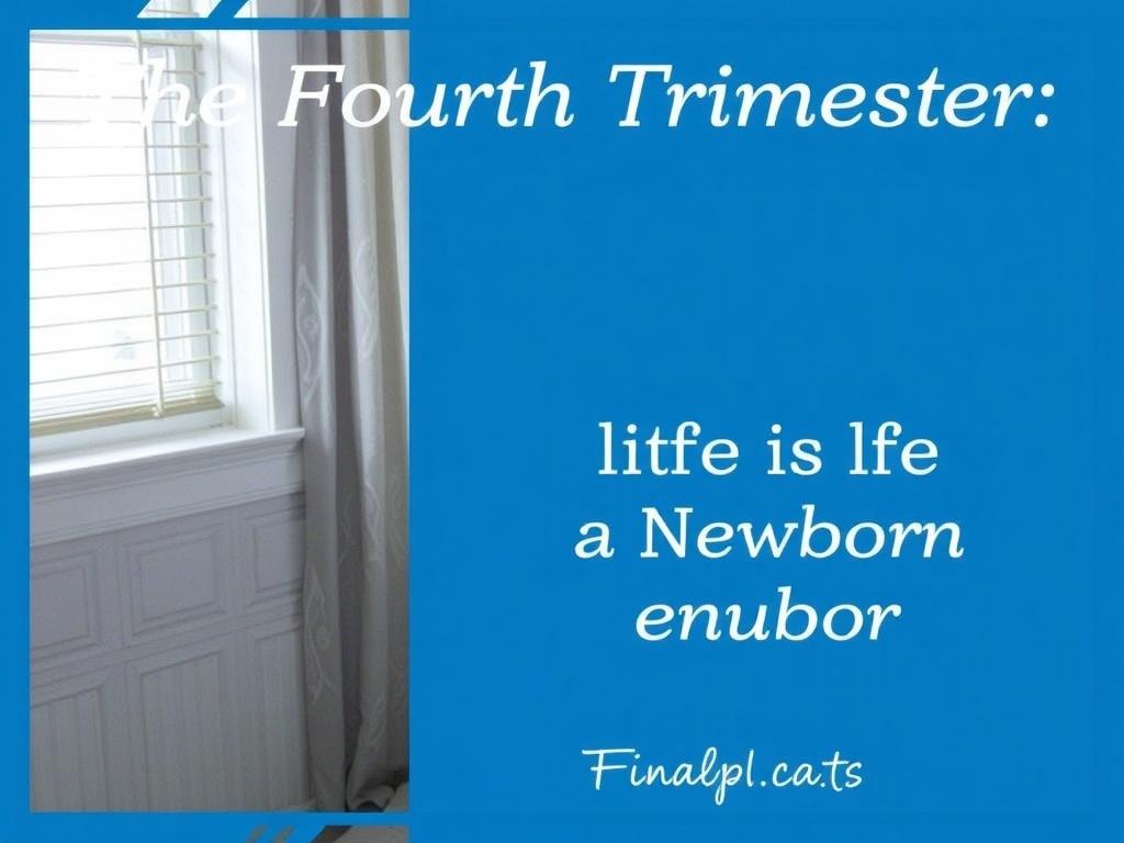     The Fourth Trimester: Adjusting to Life with a Newborn. Final Thoughts