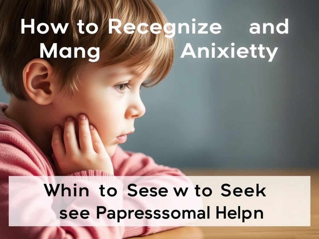     How to Recognize and Manage Childhood Anxiety. When to Seek Professional Help