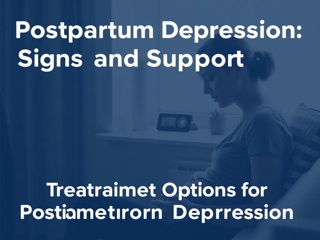     Postpartum Depression: Signs and Support. Treatment Options for Postpartum Depression