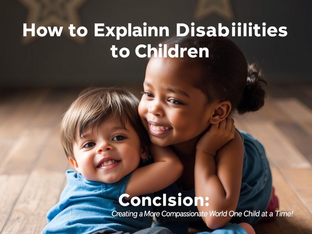     How to Explain Disabilities to Children. Conclusion: Creating a More Compassionate World One Child at a Time