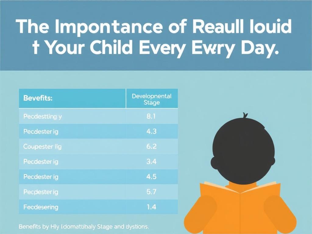 The Importance of Reading Aloud to Your Child Every Day. Tabla: Beneficios según la etapa del desarrollo The Importance of Reading Aloud to Your Child Every Day. Tabla: Beneficios según la etapa del desarrollo