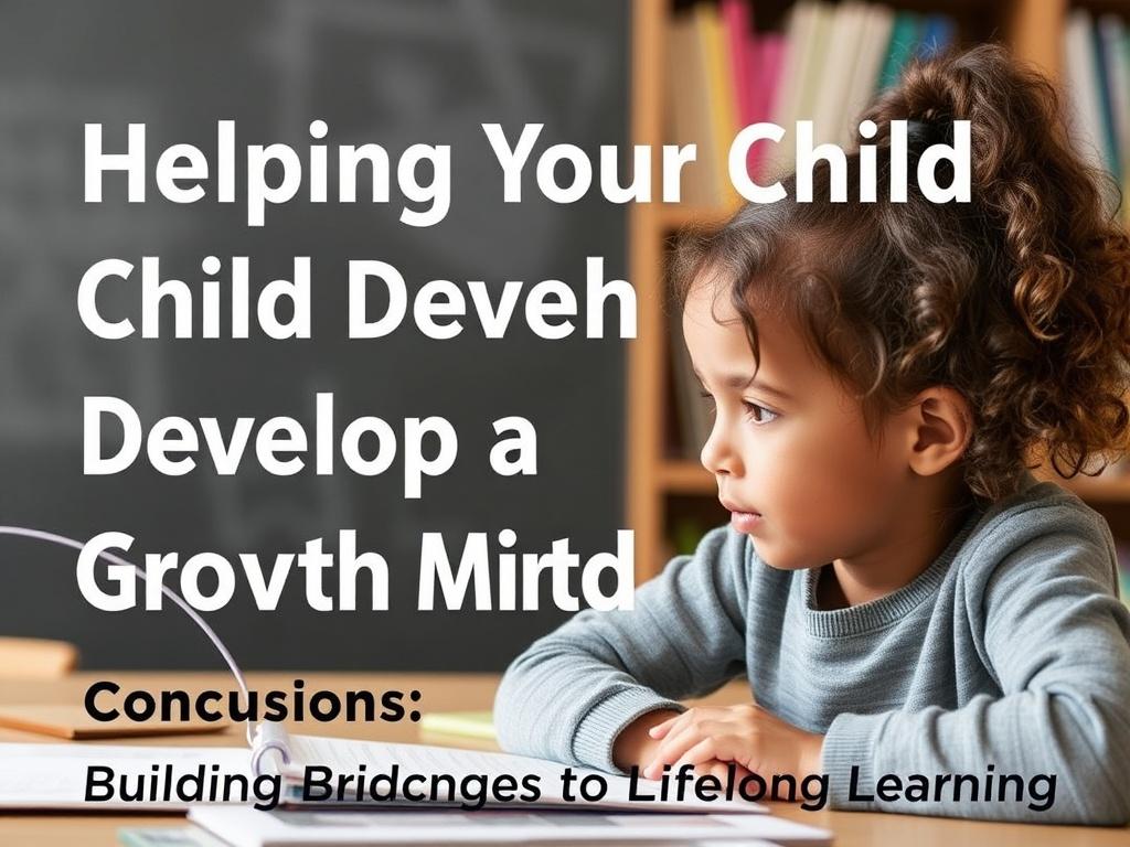     Helping Your Child Develop a Growth Mindset. Conclusiones: construir puentes hacia un aprendizaje vitalicio
