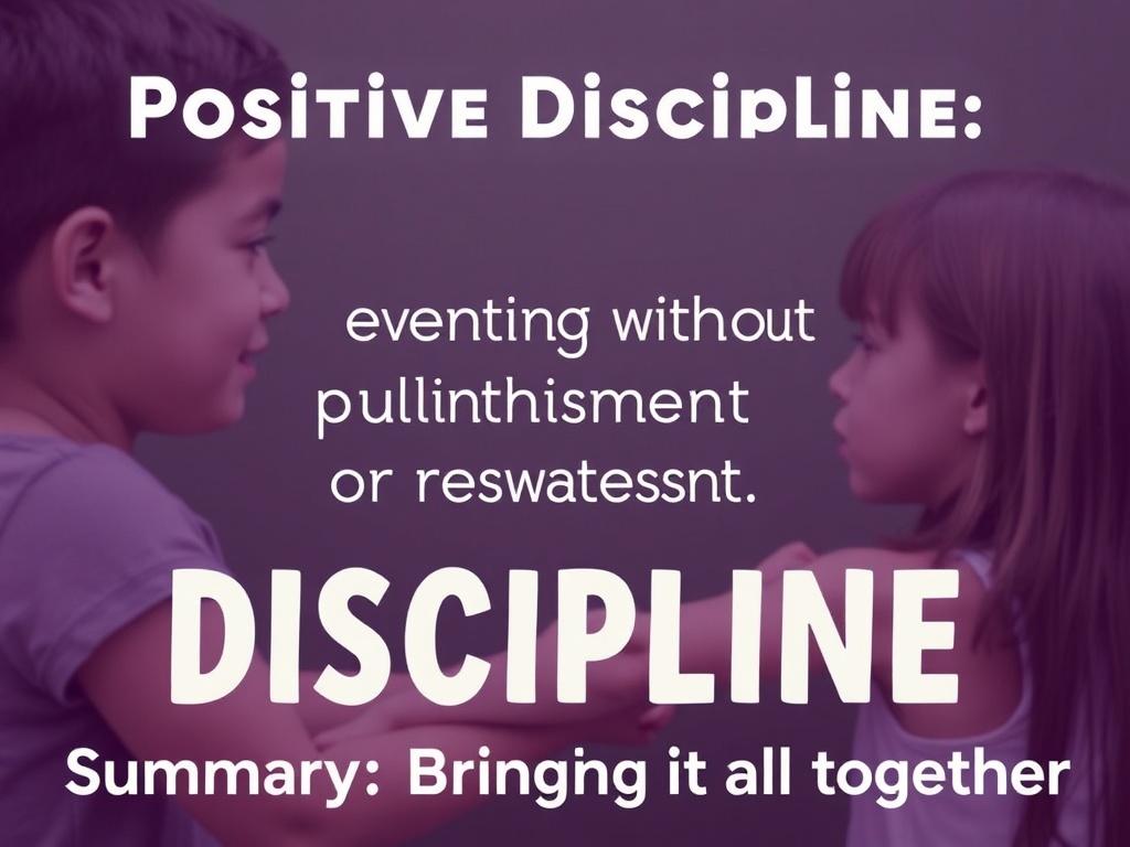     Positive Disziplin: Erziehen ohne Strafen und Belohnungen.. Summary: Bringing it all together