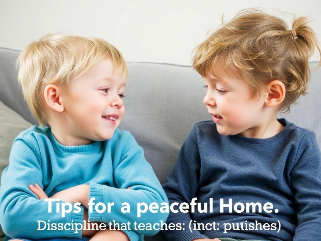     Navigating Sibling Rivalry: Tips for a Peaceful Home. Disciplina que enseña (no que castiga)