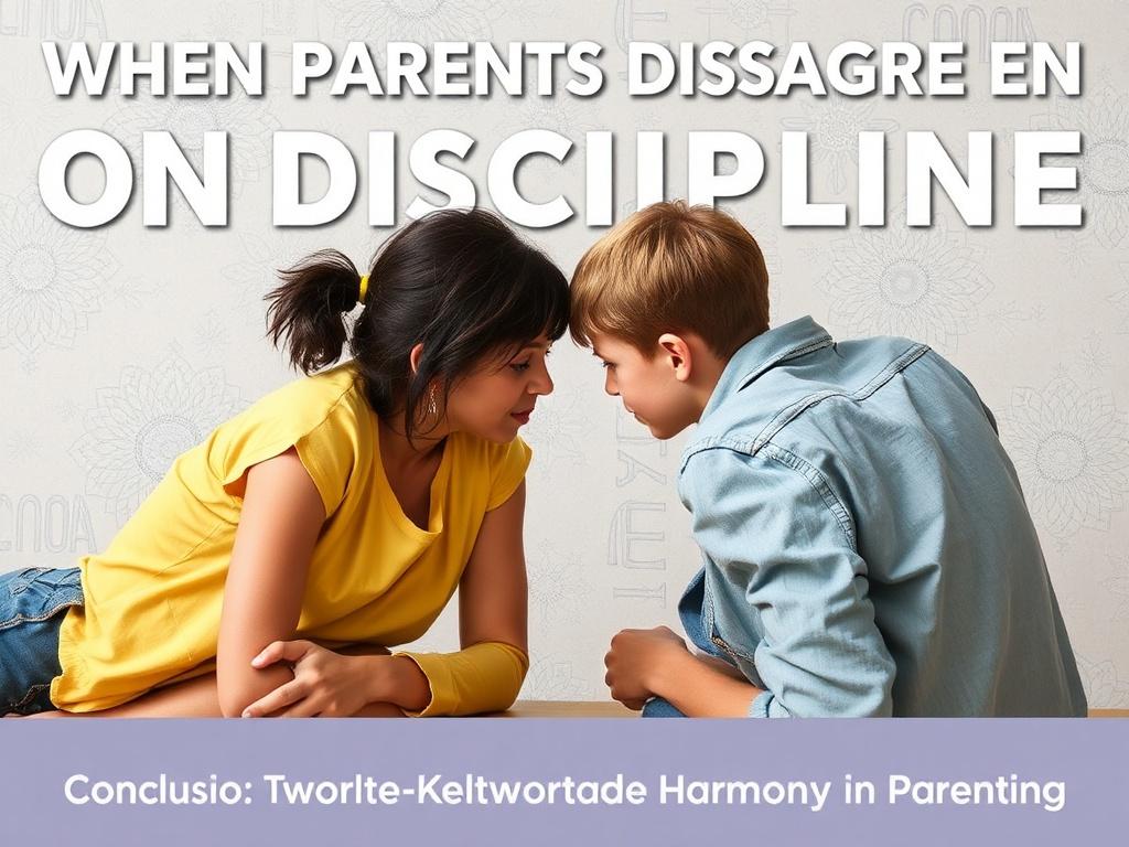     When Parents Disagree on Discipline. Conclusion: Working Toward Harmony in Parenting