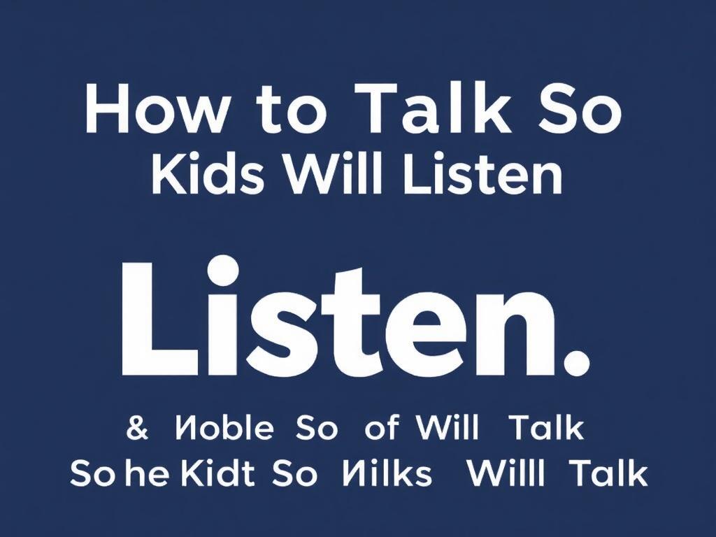 How to Talk So Kids Will Listen & Listen So Kids Will Talk. Estrategias prácticas: cómo hablar para que los niños escuchen How to Talk So Kids Will Listen & Listen So Kids Will Talk. Estrategias prácticas: cómo hablar para que los niños escuchen