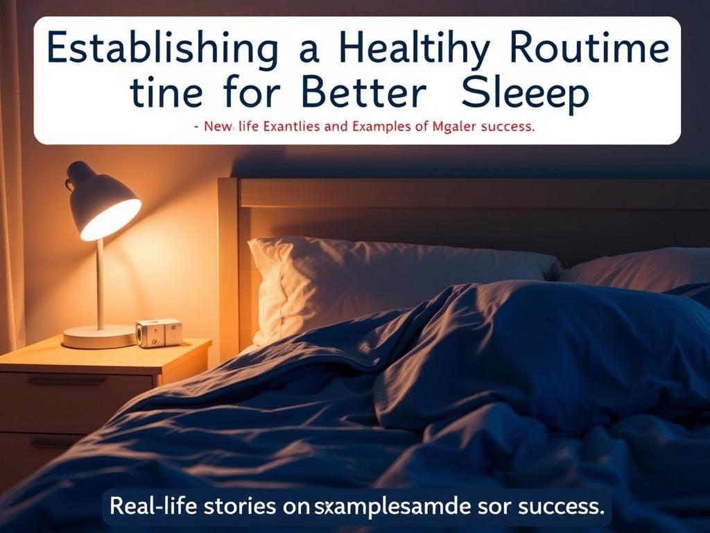     Establishing a Healthy Bedtime Routine for Better Sleep. Historias reales y ejemplos de éxito