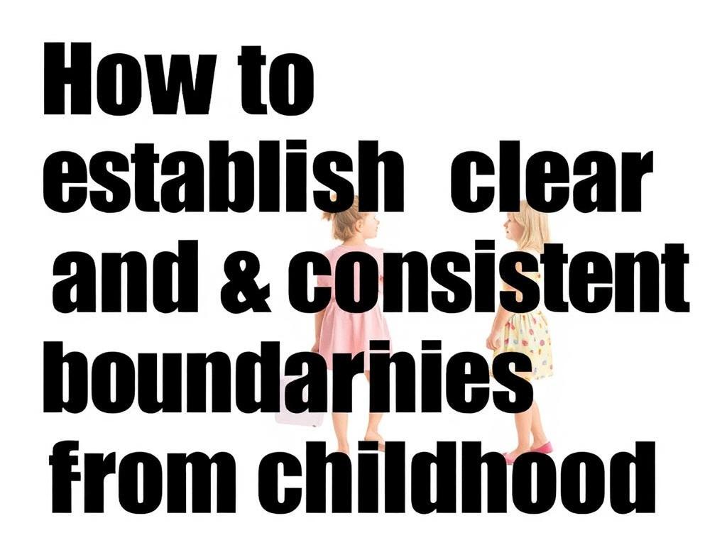Cómo establecer límites claros y consistentes desde la infancia.. Plan paso a paso para establecer límites claros y consistentes Cómo establecer límites claros y consistentes desde la infancia.. Plan paso a paso para establecer límites claros y consistentes